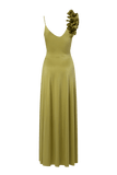 Selena Dress - Pascolo Green - Villa Yasmine